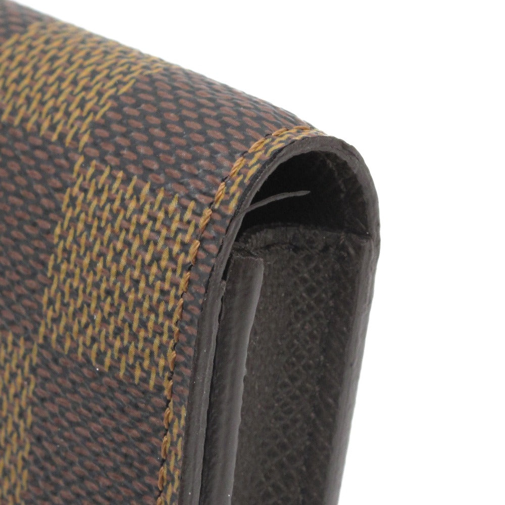 LOUIS VUITTON ルイ・ヴィトン アンヴェロップ カルト ドゥ ヴィジット ダミエ N62920 カードケース 名刺入れ 小物入れ PVC レザー ブラウン