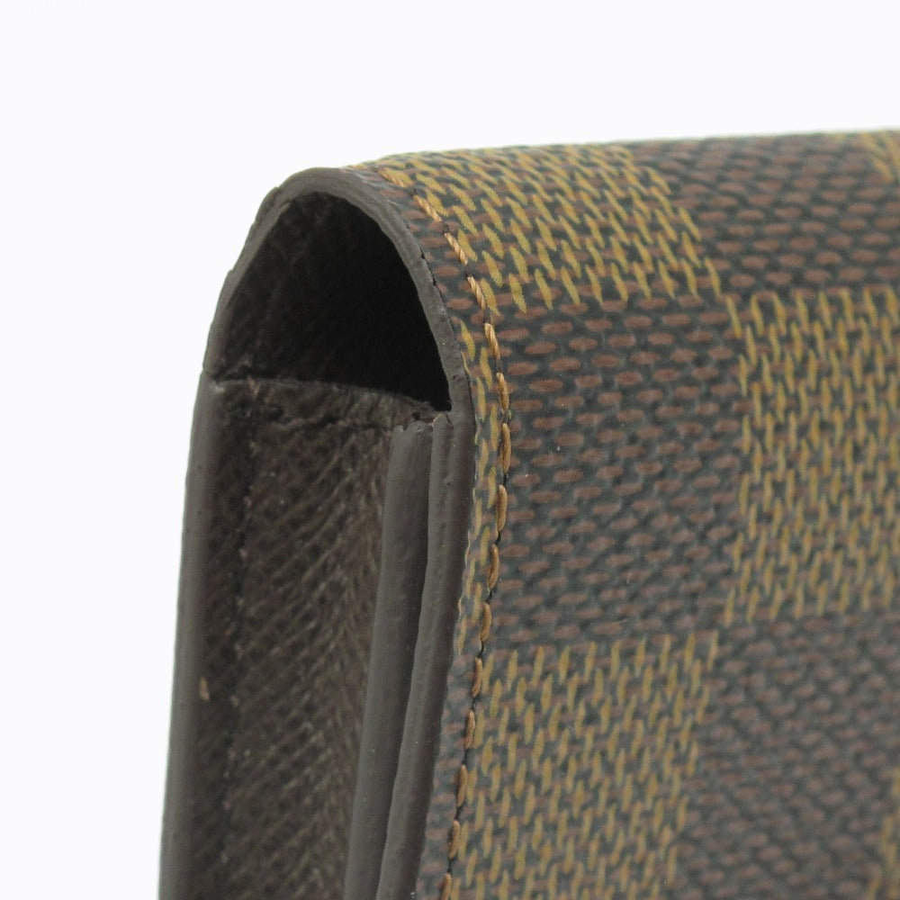 LOUIS VUITTON ルイ・ヴィトン アンヴェロップ カルト ドゥ ヴィジット ダミエ N62920 カードケース 名刺入れ 小物入れ PVC レザー ブラウン