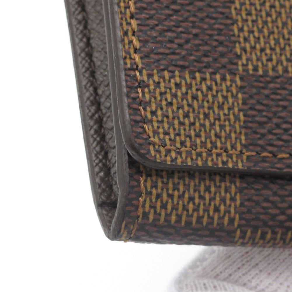 LOUIS VUITTON ルイ・ヴィトン アンヴェロップ カルト ドゥ ヴィジット ダミエ N62920 カードケース 名刺入れ 小物入れ PVC レザー ブラウン