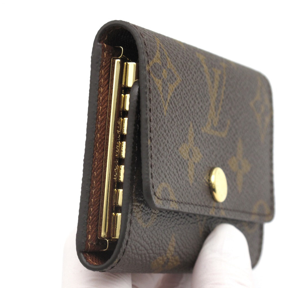 LOUIS VUITTON ルイ・ヴィトン ミュルティクレ6 モノグラム M63630 6連 キーケース PVC レザー ブラウン 未使用品