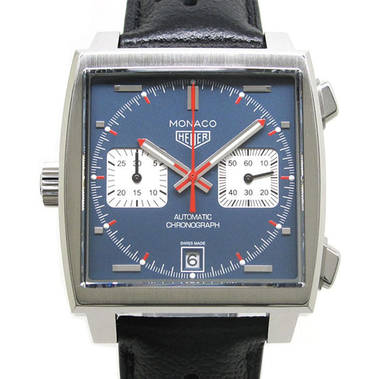 TAG HEUER タグホイヤー 腕時計 モナコ キャリーバー11 CAW211P.FC6356 ブルー 自動巻き MONACO 美品
