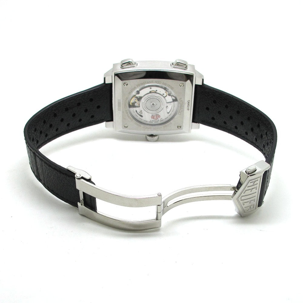 TAG HEUER タグホイヤー 腕時計 モナコ キャリーバー11 CAW211P.FC6356 ブルー 自動巻き MONACO 美品