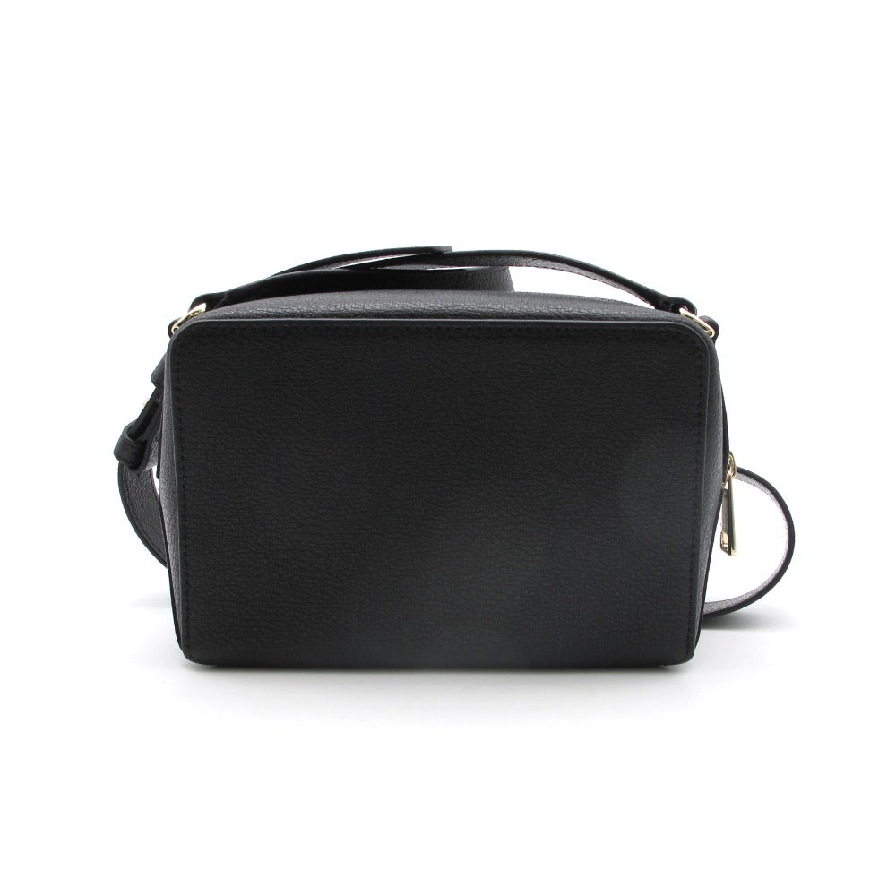 Furla フルラ AMICA アミカ ショルダーバッグ クロスボディ 斜め掛け ポシェット レザー ブラック レディース WE00197 美品