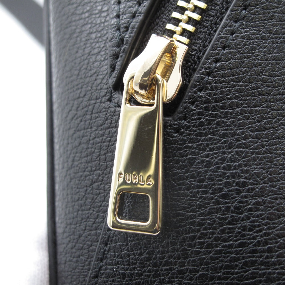 Furla フルラ AMICA アミカ ショルダーバッグ クロスボディ 斜め掛け ポシェット レザー ブラック レディース WE00197 美品