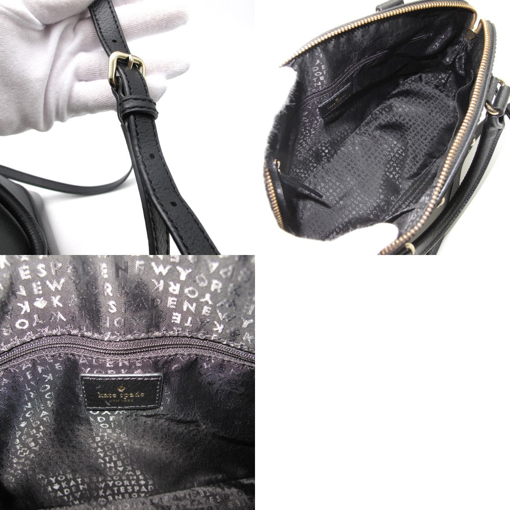 Kate Spade ケイトスペード 2WAY ショルダーバッグ ハンドバッグ WKRU2485 レザー ブラック レディース