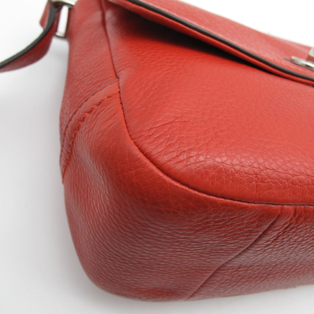 COACH コーチ ショルダーバッグ クロスボディ 斜め掛け ポシェット ターンロック レザー レッド F23663 レディース