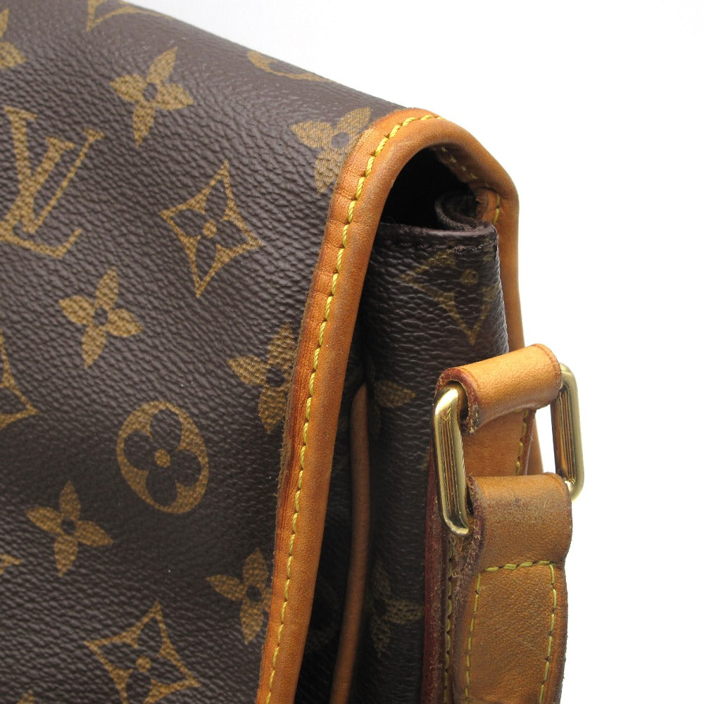 LOUIS VUITTON ルイ・ヴィトン メニルモンタンMM モノグラム M40473 ショルダーバッグ クロスボディ 斜め掛け PVC レザー ブラウン レディース