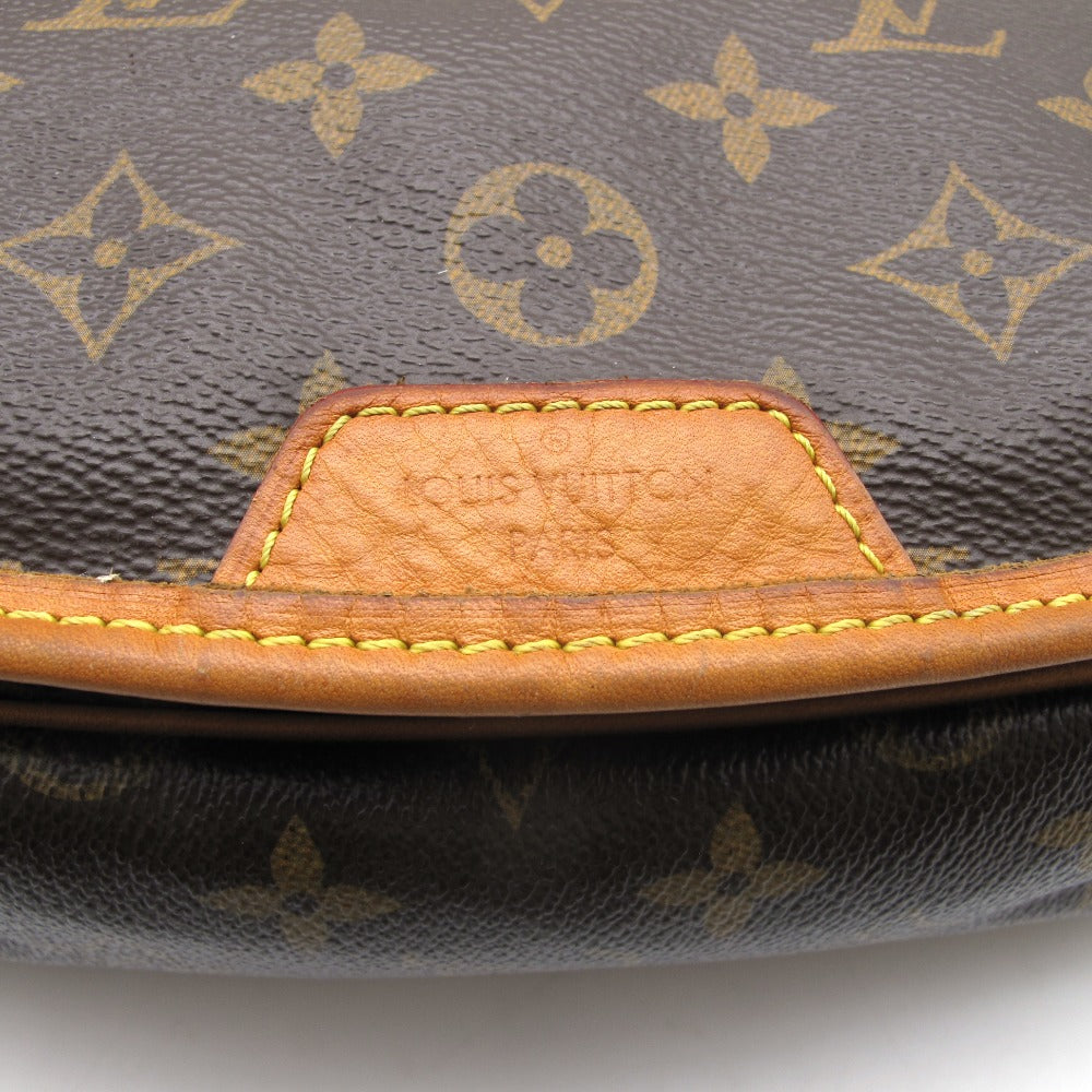 LOUIS VUITTON ルイ・ヴィトン メニルモンタンMM モノグラム M40473 ショルダーバッグ クロスボディ 斜め掛け PVC レザー ブラウン レディース