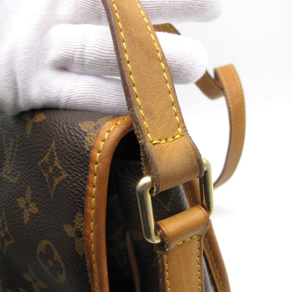 LOUIS VUITTON ルイ・ヴィトン メニルモンタンMM モノグラム M40473 ショルダーバッグ クロスボディ 斜め掛け PVC レザー ブラウン レディース