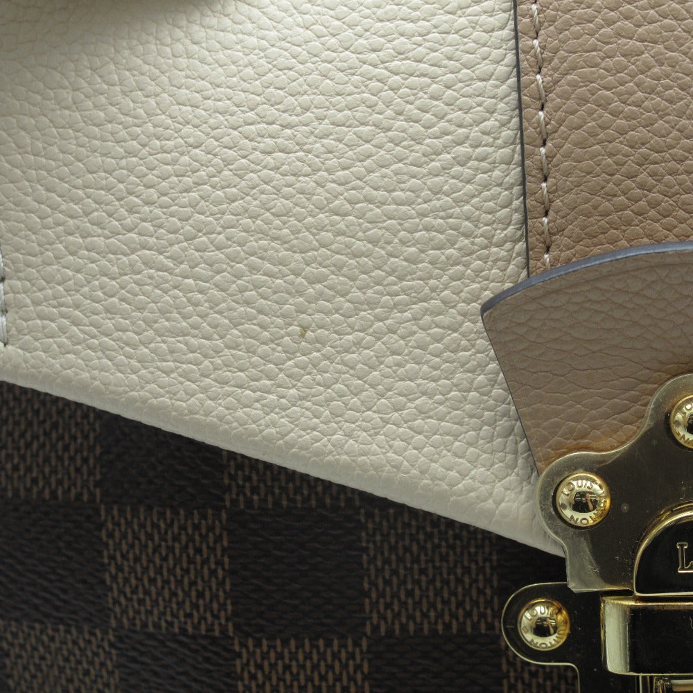 LOUIS VUITTON ルイ・ヴィトン クラプトン バックパック ダミエ クレーム N42259 リュック ハンドバッグ ショルダーバッグ 3WAY レザー レディース