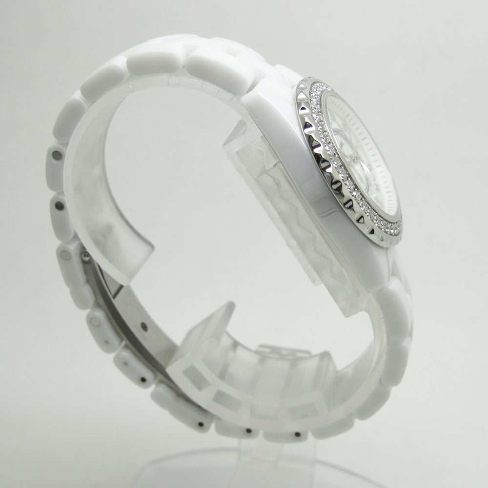CHANEL シャネル 腕時計 J12 H2572 29mm ホワイトセラミック ダイヤベゼル クォーツ