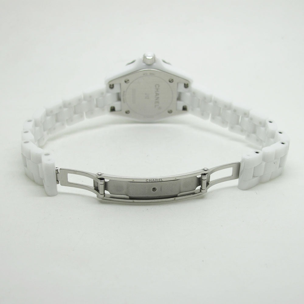 CHANEL シャネル 腕時計 J12 H2572 29mm ホワイトセラミック ダイヤベゼル クォーツ