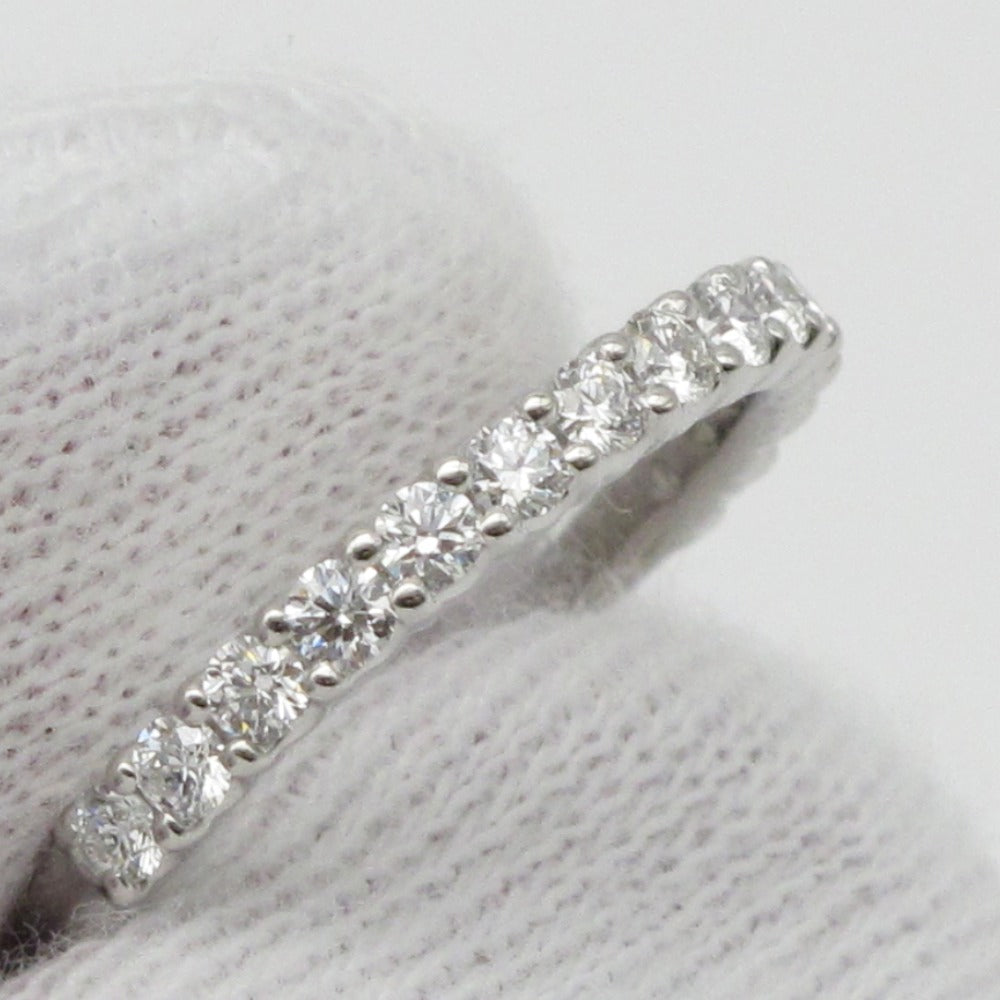 TASAKI タサキ PIACERE ピアチェーレ ハーフ エタニティ リング RD-F1790 指輪 9号 Pt950 0.36ct 約2.5g プラチナ ダイヤモンド ジュエリー アクセサリー
