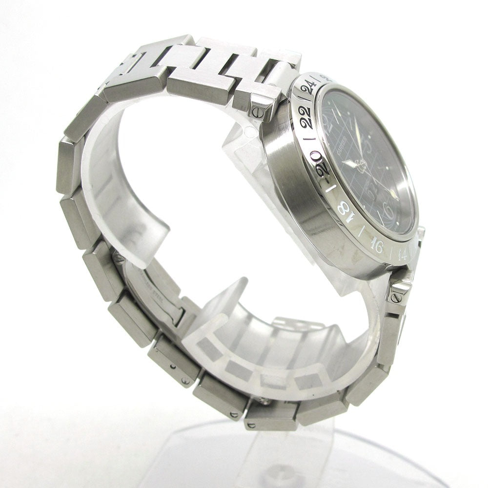 CARTIER カルティエ 腕時計 パシャC メリディアン ビッグデイト W31049M7 黒文字盤 自動巻き PASHA