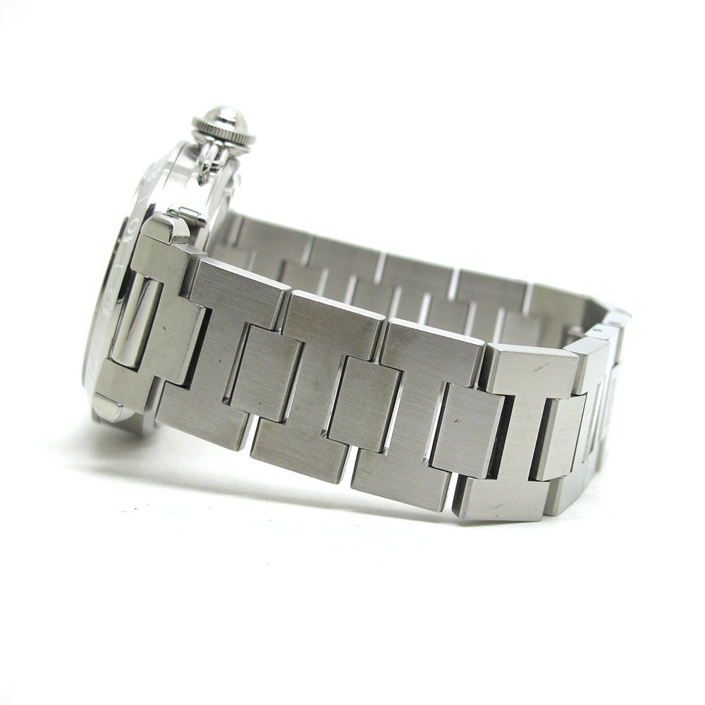 CARTIER カルティエ 腕時計 パシャC メリディアン ビッグデイト W31049M7 黒文字盤 自動巻き PASHA