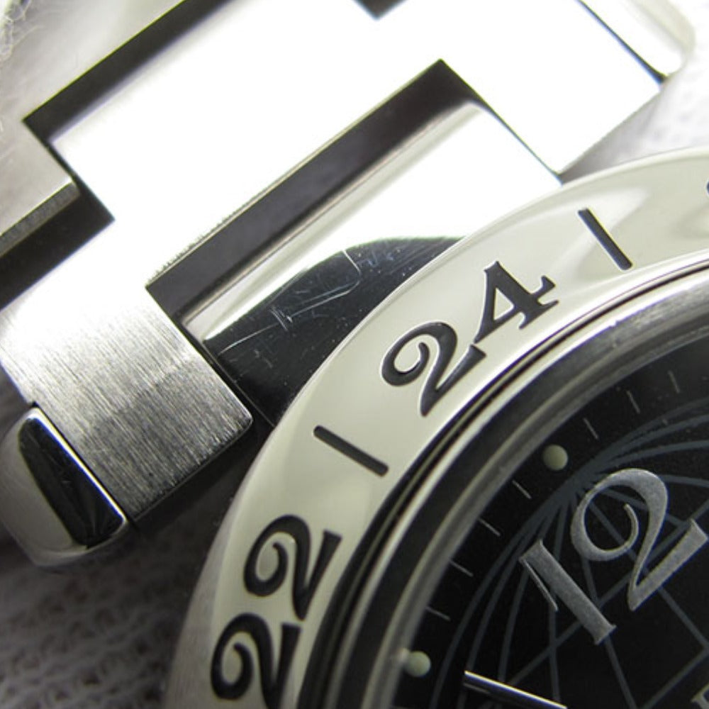 CARTIER カルティエ 腕時計 パシャC メリディアン ビッグデイト W31049M7 黒文字盤 自動巻き PASHA