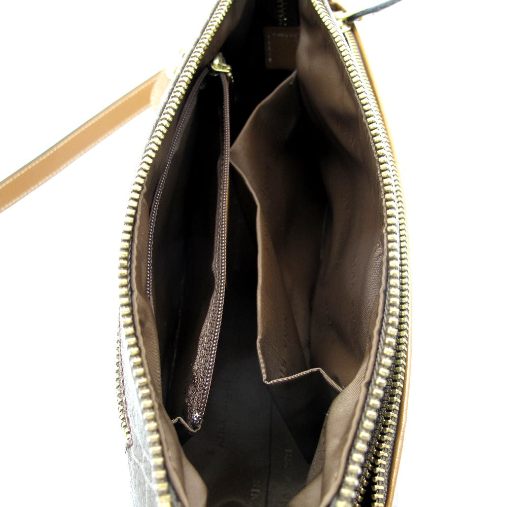 NINA RICCI ニナリッチ ショルダーバッグ 2WAY ショルダーバッグ ハンドバッグ ジラフ柄 ショルダー長さ調節可能 ブラウン レディース