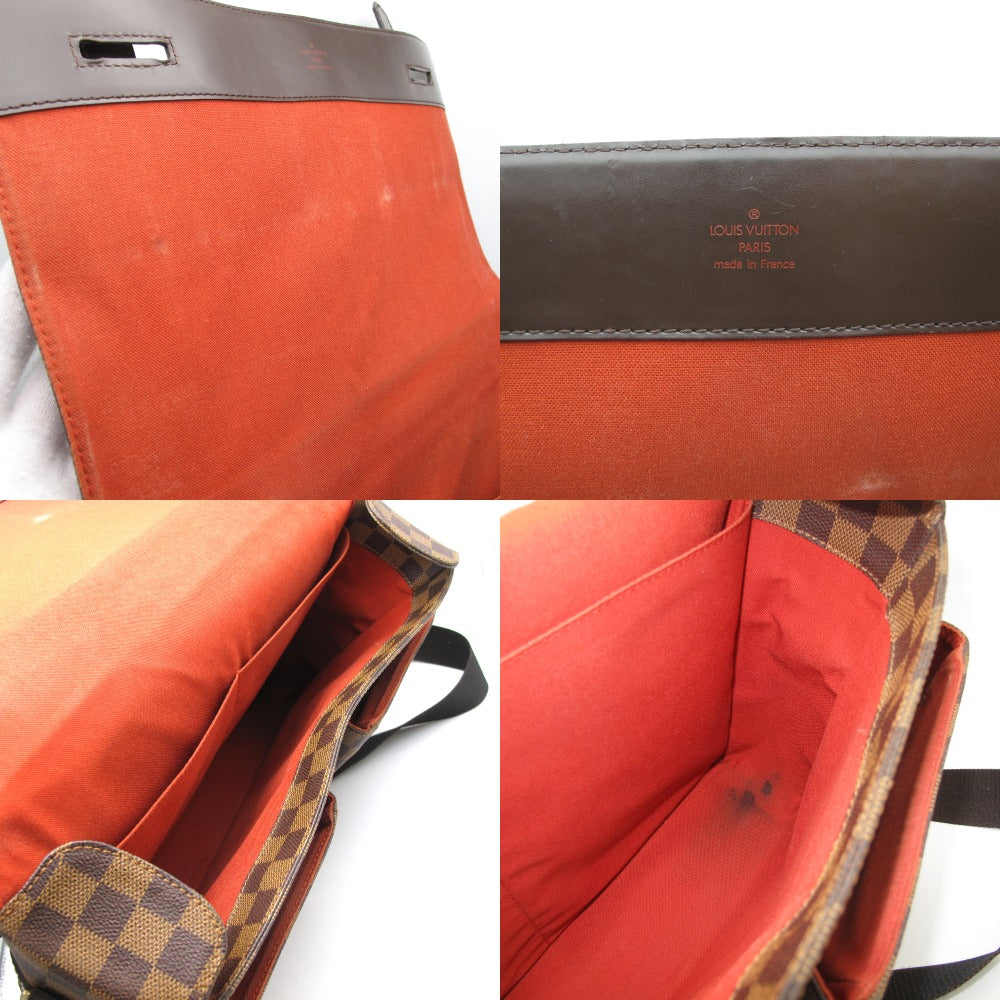 LOUIS VUITTON ルイ・ヴィトン ブロードウェイ ダミエ エベヌ N42270 ショルダーバッグ 肩掛け 斜め掛け ハンドバッグ ブラウン メンズ レディース