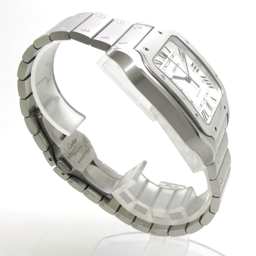 CARTIER カルティエ 腕時計 サントス ドゥ カルティエ LM WSSA0018 シルバー 自動巻き SANTOS
