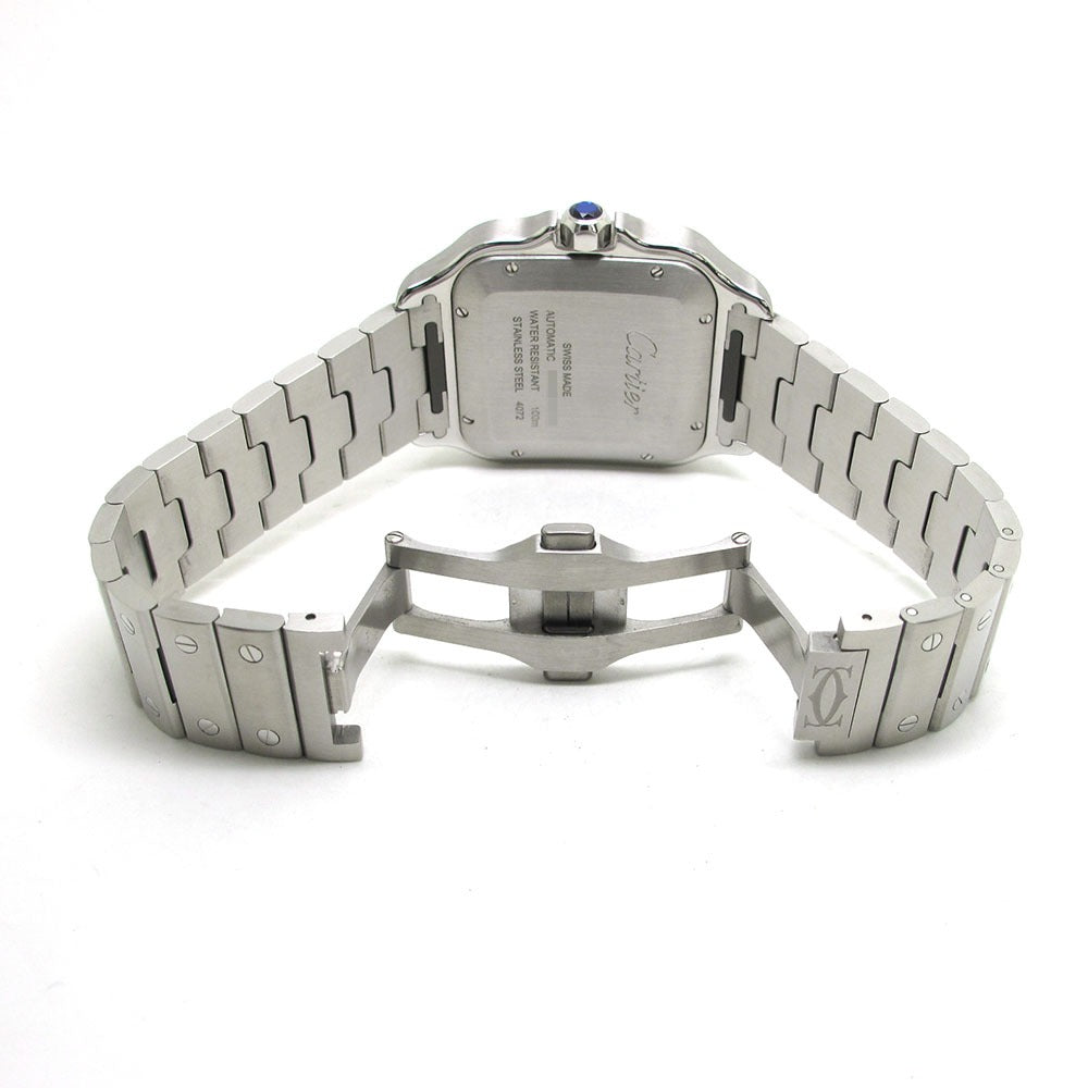 CARTIER カルティエ 腕時計 サントス ドゥ カルティエ LM WSSA0018 シルバー 自動巻き SANTOS