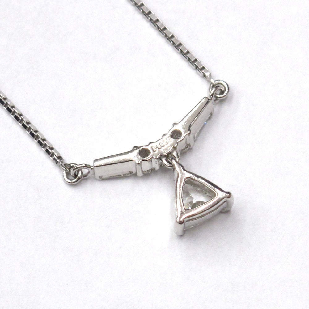 Pt900 Pt850 ネックレス ペンダント プラチナ ダイヤモンド 0.66ct 約5.6g ジュエリー アクセサリー レディース