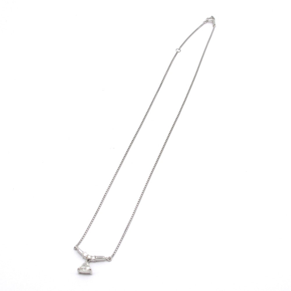 Pt900 Pt850 ネックレス ペンダント プラチナ ダイヤモンド 0.66ct 約5.6g ジュエリー アクセサリー レディース
