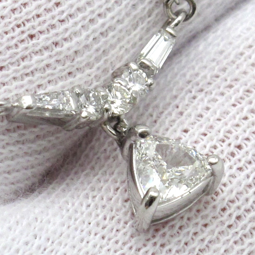 Pt900 Pt850 ネックレス ペンダント プラチナ ダイヤモンド 0.66ct 約5.6g ジュエリー アクセサリー レディース