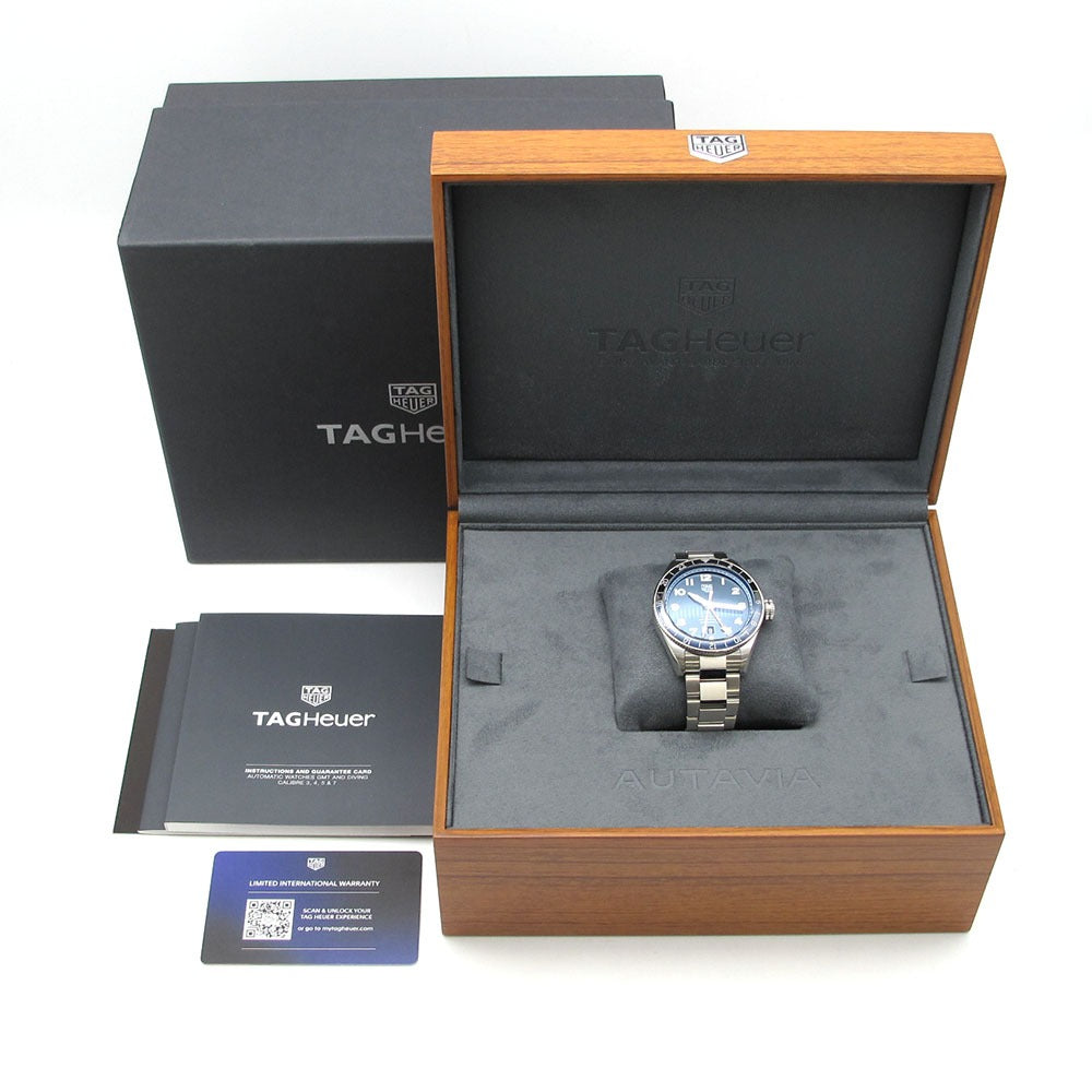 TAG HEUER タグホイヤー 腕時計 オータヴィア 60周年アニバーサリー GMT WBE511A.BA0650 自動巻き 未使用品