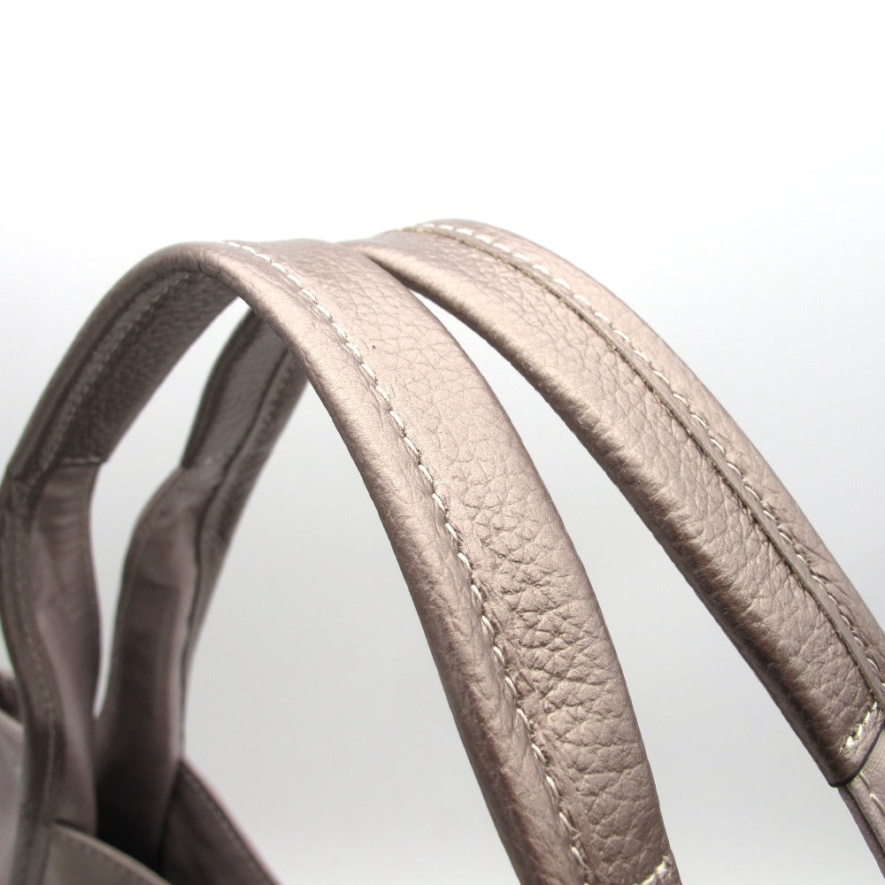 PELLE BORSA ペレボルサ AlivePearl アライブパール トートバッグ ショルダーバッグ 6308 ピンクゴールド M コーティングキャンバス レザー レディース