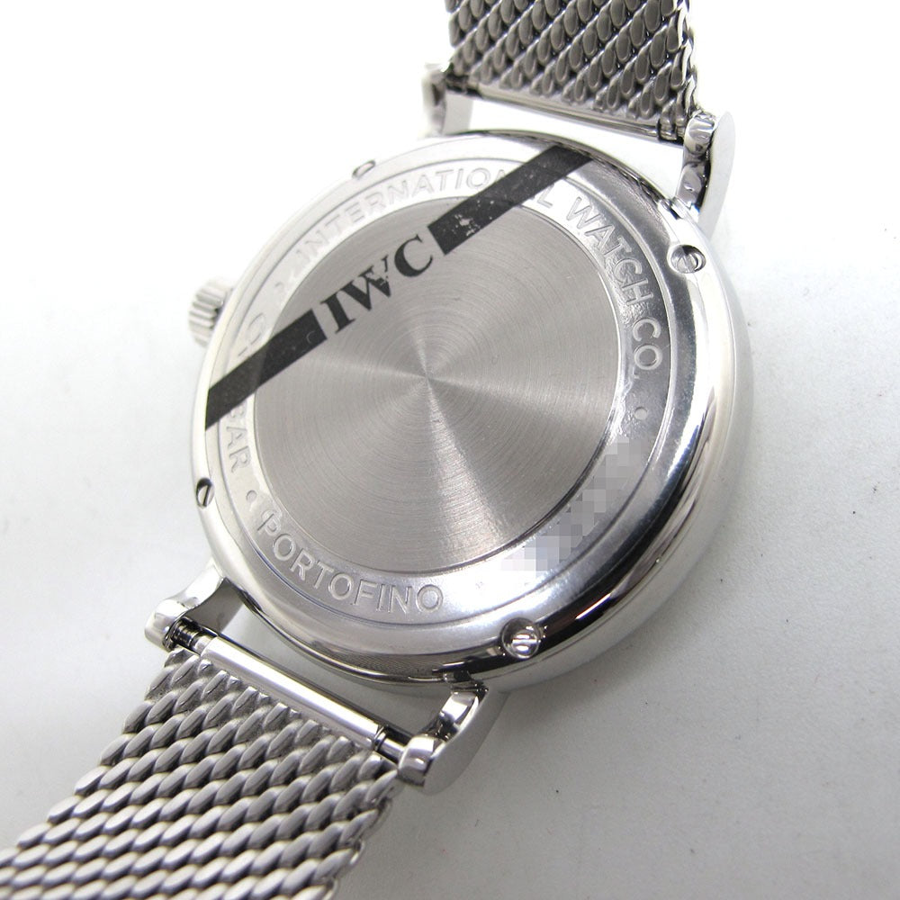 IWC SCHAFFHAUSEN アイダブリューシー シャフハウゼン 腕時計 ポートフィノ オートマティック 34 IW357404 ブルー 12Pダイヤ 自動巻き PORTOFINO 未使用品