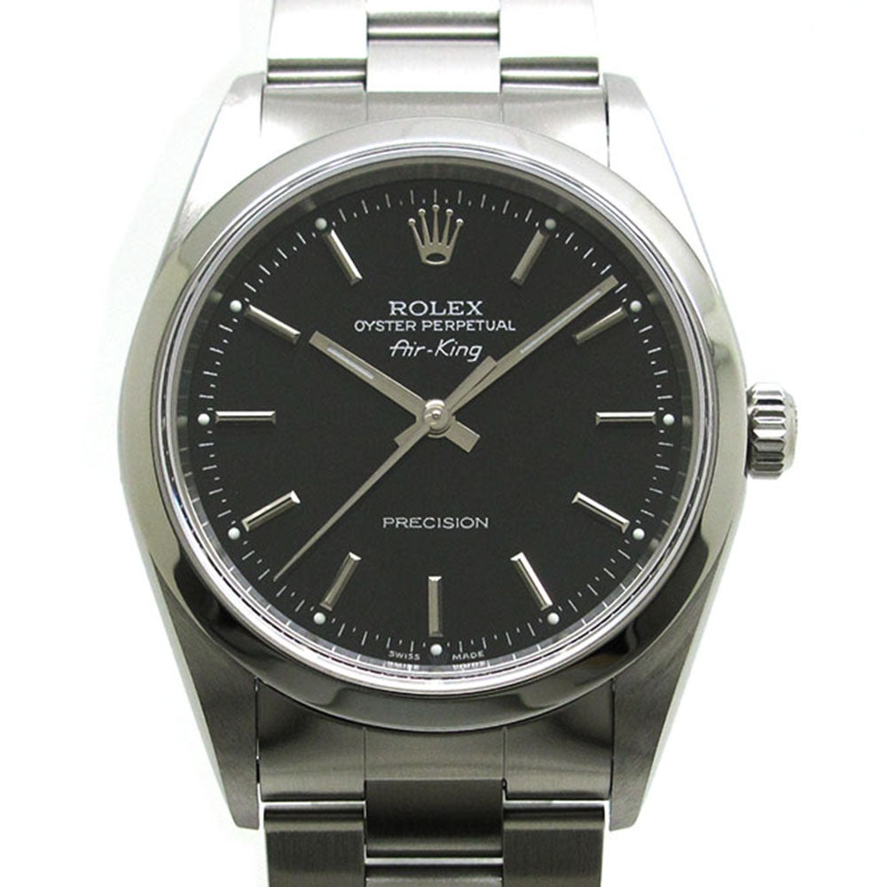 ROLEX ロレックス 腕時計 エアキング Ref.14000M K番 黒文字盤 自動巻き AIR KING