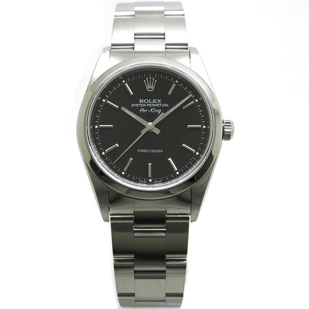 ROLEX ロレックス 腕時計 エアキング Ref.14000M K番 黒文字盤 自動巻き AIR KING
