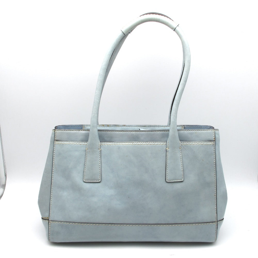 COACH コーチ ターンロック エナメル ハンドバッグ ショルダー 11788 レザー ライトブルー レディース