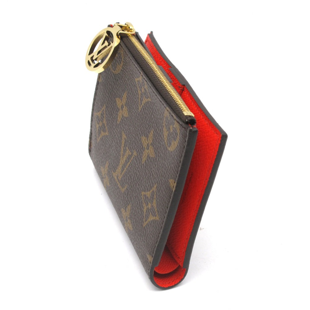 LOUIS VUITTON ルイ・ヴィトン ポルトフォイユ リサ モノグラム トニックオレンジ M82381 二つ折り財布 ミニ コンパクト ウォレット PVC レザー 未使用品