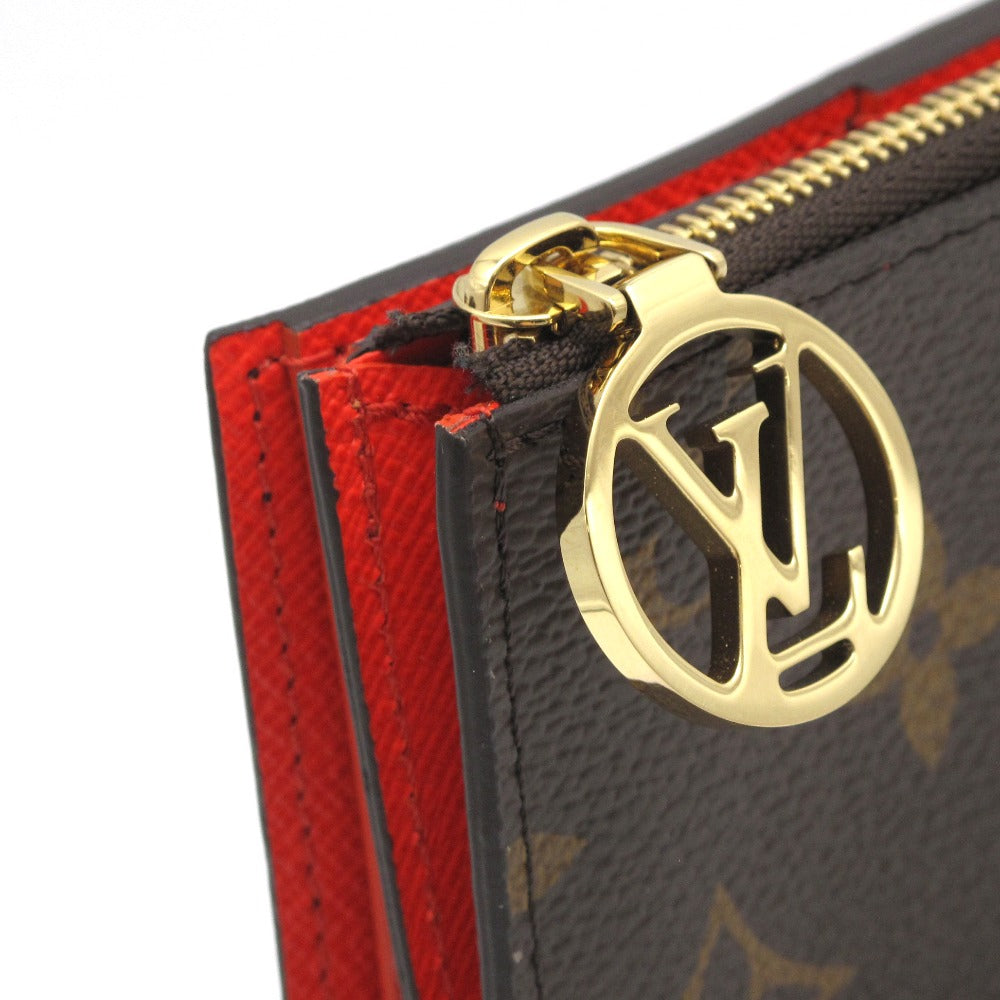 LOUIS VUITTON ルイ・ヴィトン ポルトフォイユ リサ モノグラム トニックオレンジ M82381 二つ折り財布 ミニ コンパクト ウォレット PVC レザー 未使用品