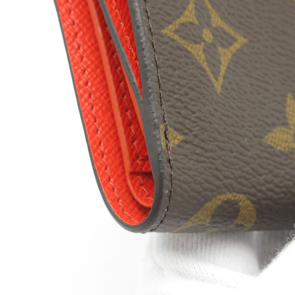 LOUIS VUITTON ルイ・ヴィトン ポルトフォイユ リサ モノグラム トニックオレンジ M82381 二つ折り財布 ミニ コンパクト ウォレット PVC レザー 未使用品