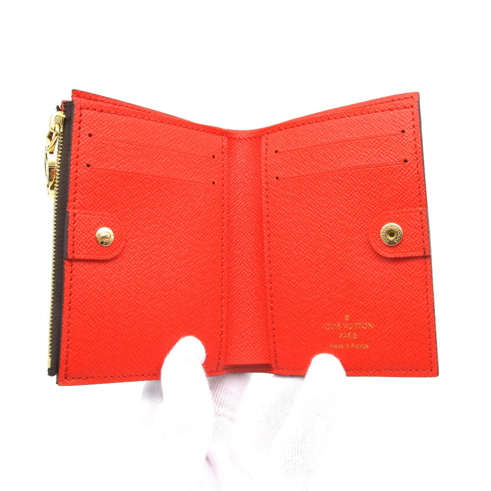 LOUIS VUITTON ルイ・ヴィトン ポルトフォイユ リサ モノグラム トニックオレンジ M82381 二つ折り財布 ミニ コンパクト ウォレット PVC レザー 未使用品