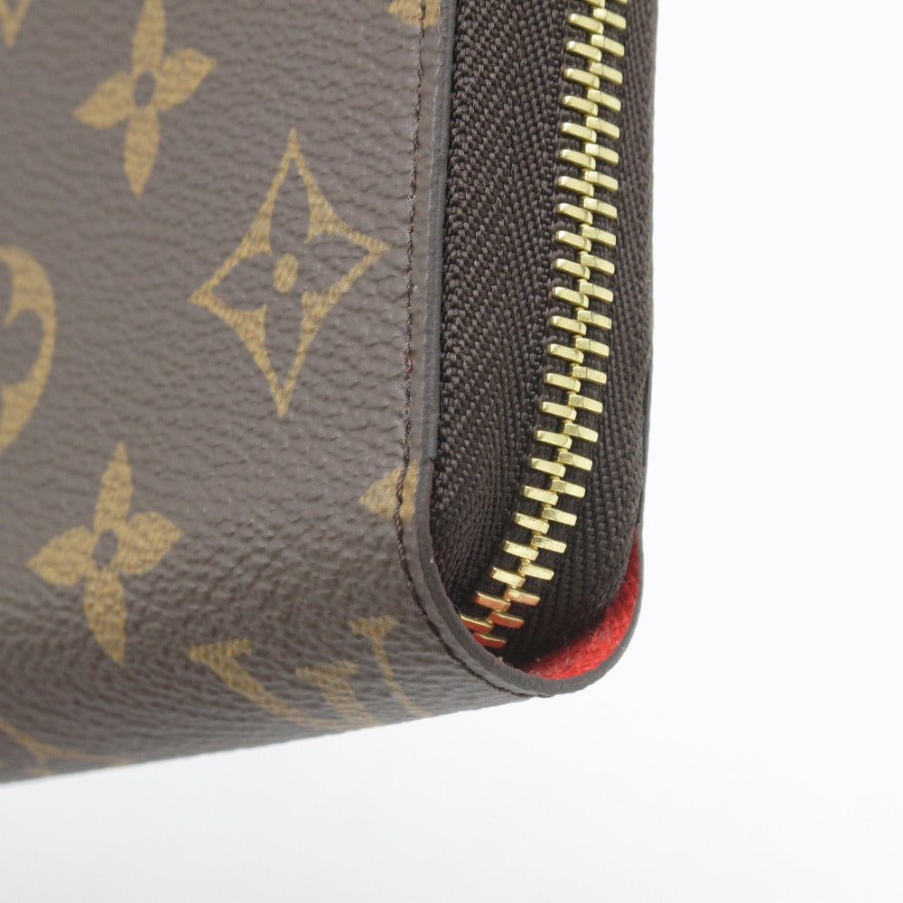 LOUIS VUITTON ルイ・ヴィトン ジッピーウォレット モノグラム コクリコ M41896 ラウンドファスナー 長財布 PVC レザー レディース 未使用品