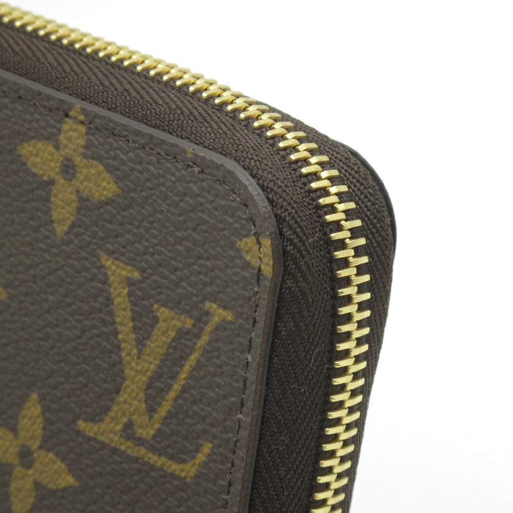 LOUIS VUITTON ルイ・ヴィトン ジッピーウォレット モノグラム フューシャ M41895 ラウンドファスナー長財布 PVC レザー ブラウン レディース 未使用品