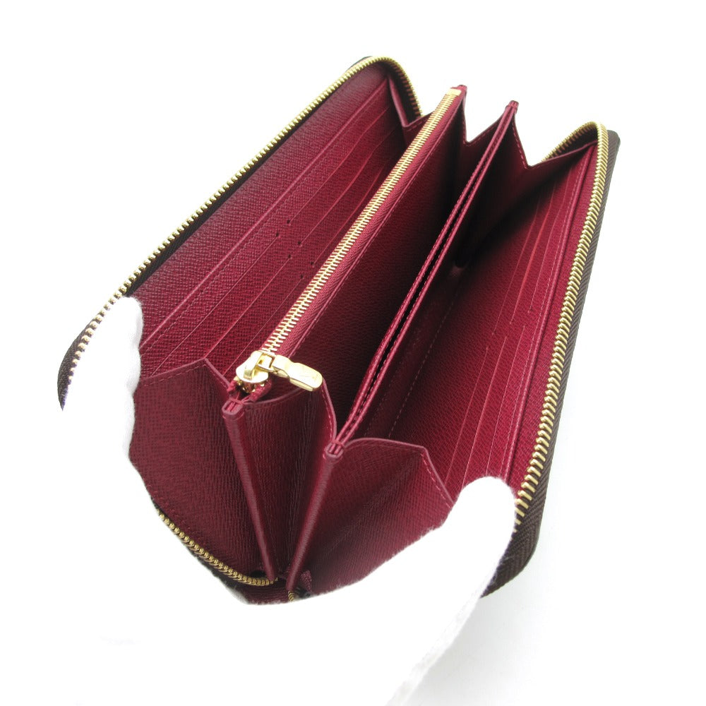 LOUIS VUITTON ルイ・ヴィトン ジッピーウォレット モノグラム フューシャ M41895 ラウンドファスナー長財布 PVC レザー ブラウン レディース 未使用品