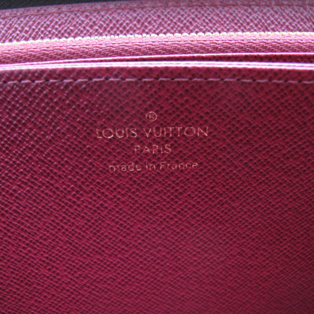 LOUIS VUITTON ルイ・ヴィトン ジッピーウォレット モノグラム フューシャ M41895 ラウンドファスナー長財布 PVC レザー ブラウン レディース 未使用品