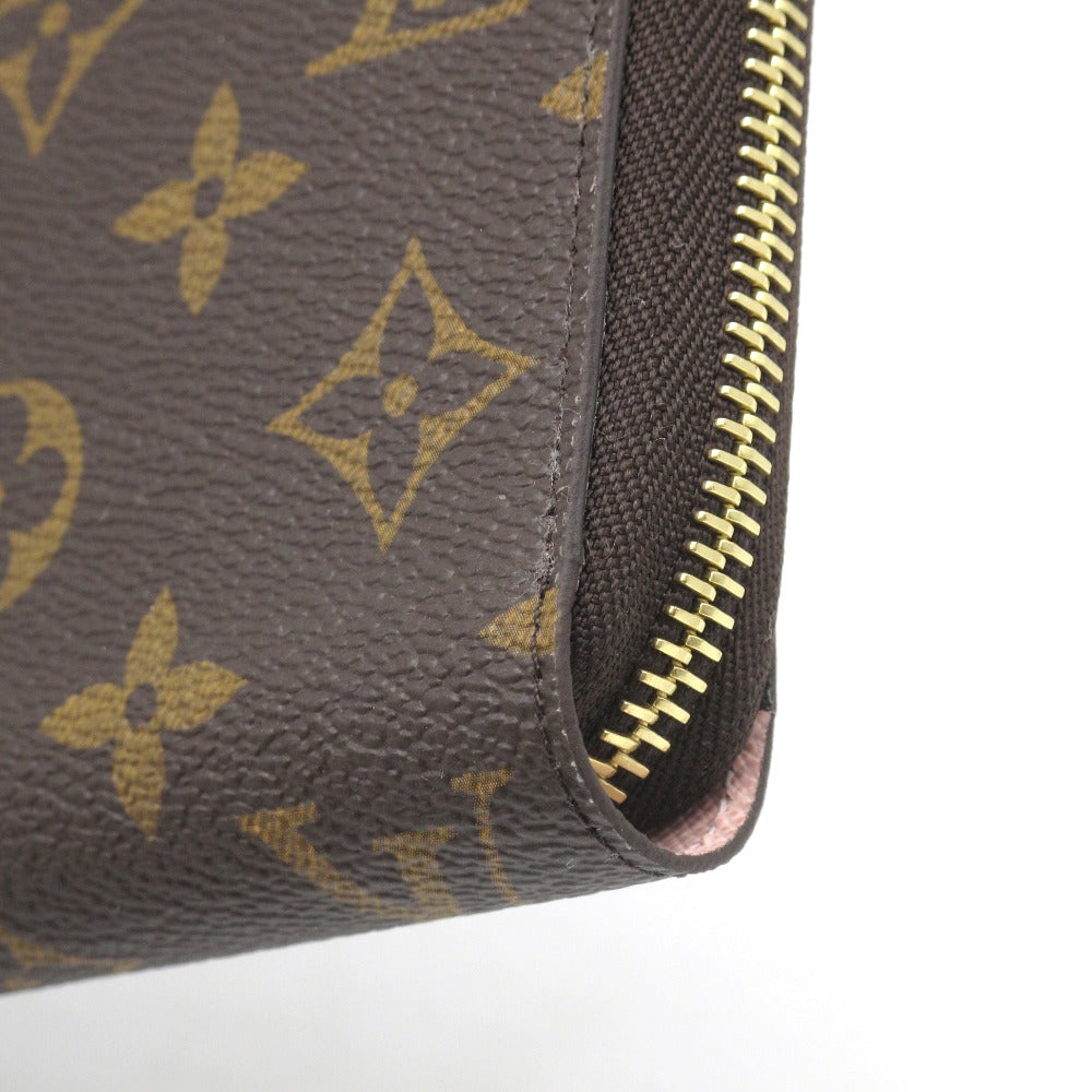 LOUIS VUITTON ルイ・ヴィトン ジッピーウォレット モノグラム ローズバレリーヌ M41894 ラウンドファスナー 長財布 PVC レザー レディース 未使用品