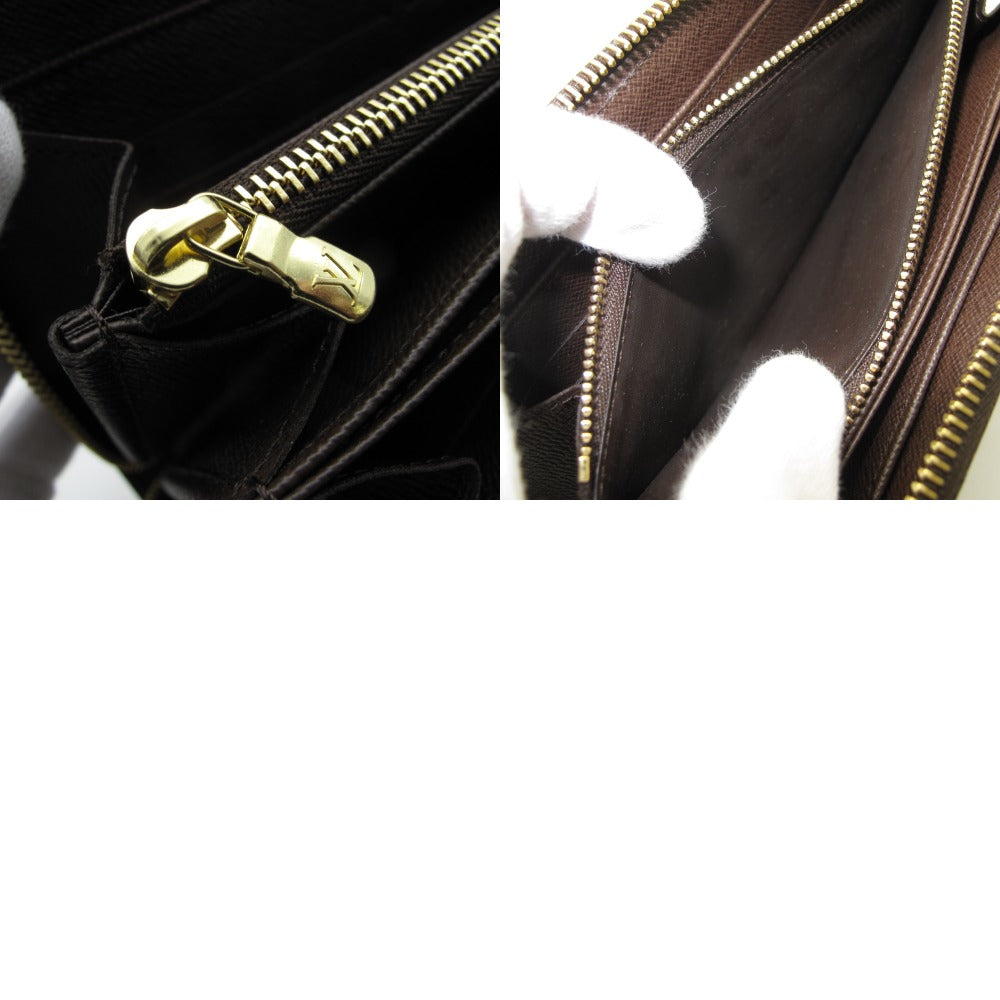 LOUIS VUITTON ルイ・ヴィトン ジッピーウォレット ダミエ N60015 ラウンドファスナー 長財布 PVC レザー ブラウン レディース メンズ 男女兼用 未使用品