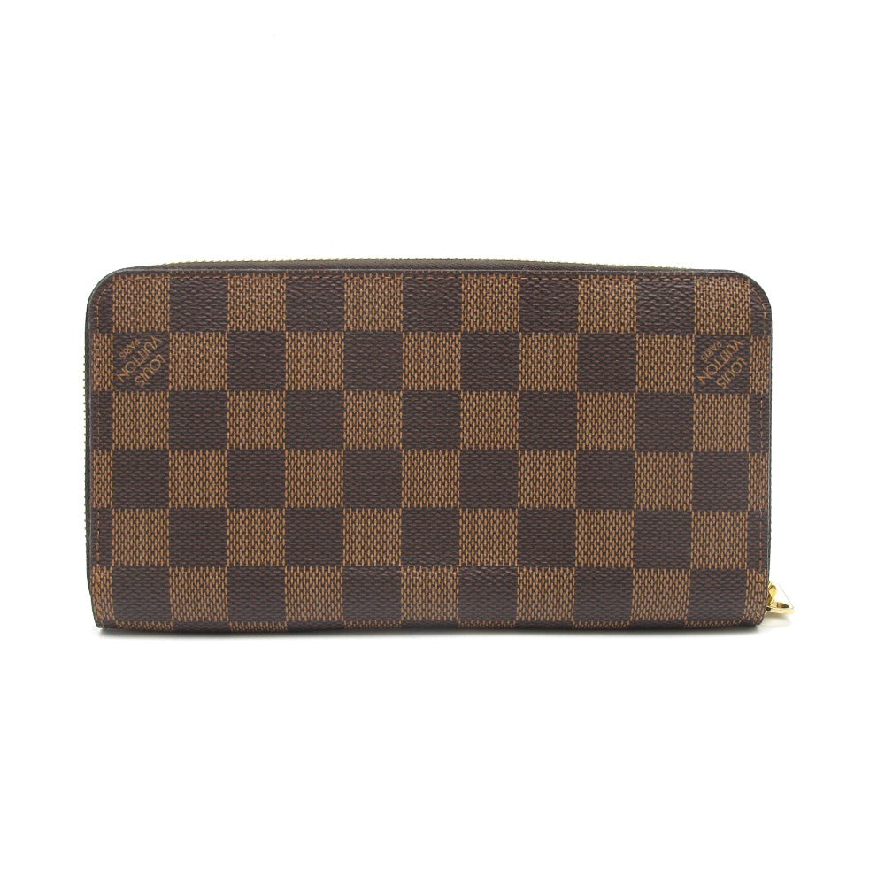 LOUIS VUITTON ルイ・ヴィトン ジッピーウォレット ダミエ N60015 ラウンドファスナー 長財布 PVC レザー ブラウン レディース メンズ 男女兼用 未使用品