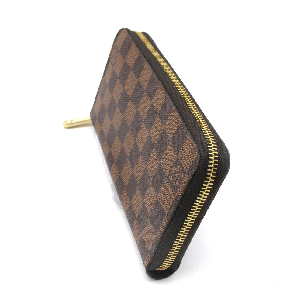 LOUIS VUITTON ルイ・ヴィトン ジッピーウォレット ダミエ N60015 ラウンドファスナー 長財布 PVC レザー ブラウン レディース メンズ 男女兼用 未使用品