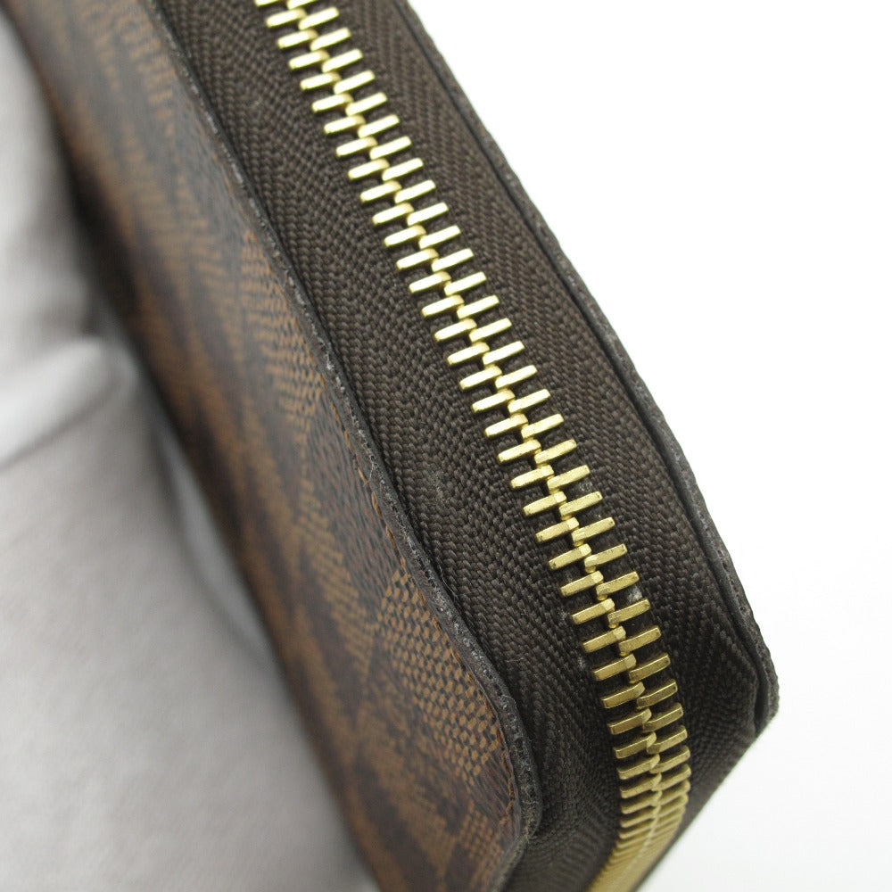 LOUIS VUITTON ルイ・ヴィトン ジッピーウォレット ダミエ N60015 ラウンドファスナー 長財布 PVC レザー ブラウン レディース メンズ 男女兼用 未使用品