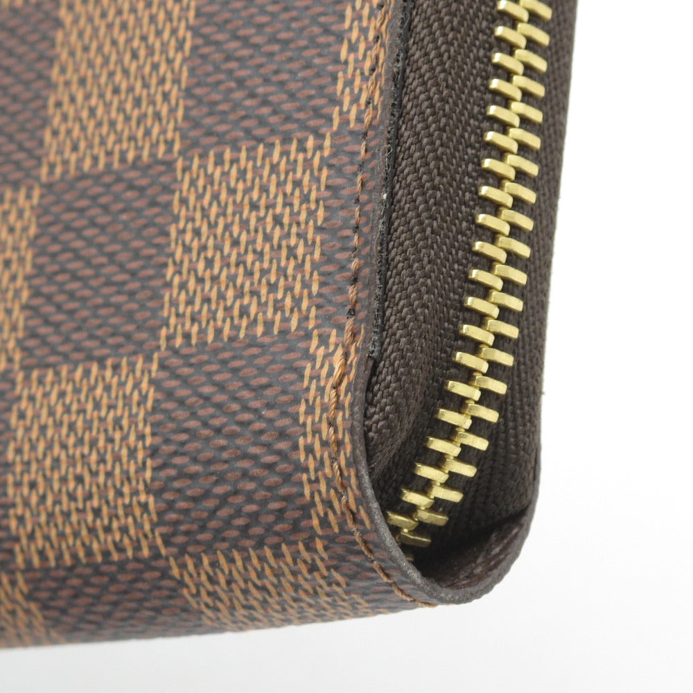 LOUIS VUITTON ルイ・ヴィトン ジッピーウォレット ダミエ N60015 ラウンドファスナー 長財布 PVC レザー ブラウン レディース メンズ 男女兼用 未使用品