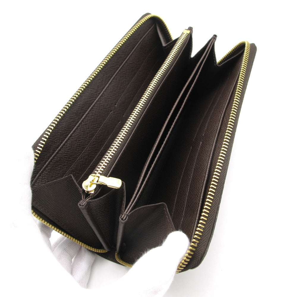 LOUIS VUITTON ルイ・ヴィトン ジッピーウォレット ダミエ N60015 ラウンドファスナー 長財布 PVC レザー ブラウン レディース メンズ 男女兼用 未使用品