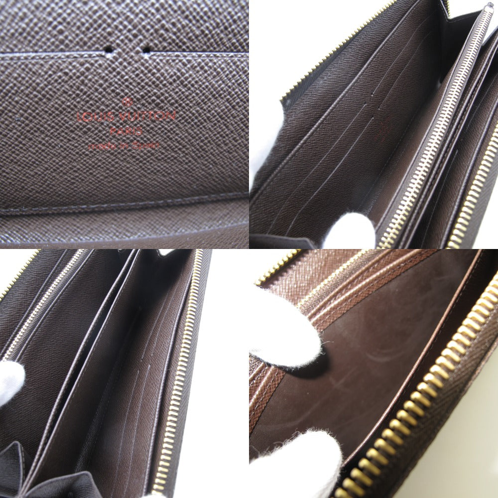 LOUIS VUITTON ルイ・ヴィトン ジッピーウォレット ダミエ N60015 ラウンドファスナー 長財布 PVC レザー ブラウン レディース メンズ 男女兼用 未使用品
