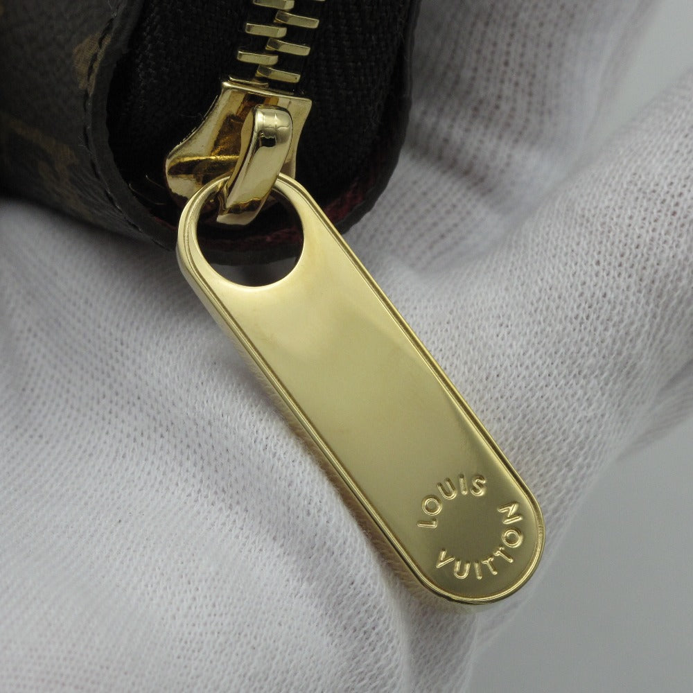 LOUIS VUITTON ルイ・ヴィトン ジッピーウォレット モノグラム フューシャ M41895 ラウンドファスナー長財布 PVC レザー ブラウン レディース 未使用品